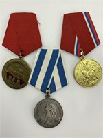 3 Russian Medals