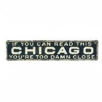 Chicago Gag License Plate Topper