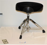 Drum Throne w Motorcycle Seat Top