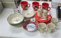 Christmas Dishes Lot