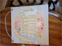 Happy Easter Wood Wall Hanging