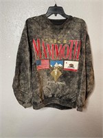 Vintage Ski Mammoth Acid Wash Crewneck Sweatshirt
