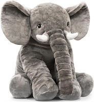 Homily Stuffed Elephant Plush Animal Toy 24""