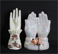 Vintage Porcelain Hand Figures