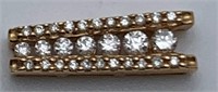 14k Gold And 0.25ctw Diamond Pendant
