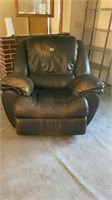 Brown recliner chair