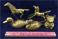 Collection of Brass Figures