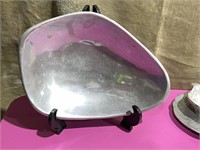 Pretty Modern Metal Serving Bowl