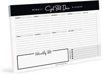 3 PK Weekly Planner 6 x 9 with 50 Undated Tear-Off