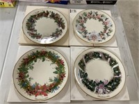 1990-93 Lenox Christmas Wreath Plates