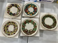 1985-89 Lenox Christmas Plates