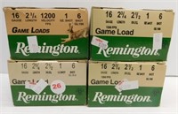 (100) Rounds of Remington 16 gauge game load.