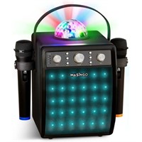 MASINGO 2023 Karaoke Machine for Adults & Kids