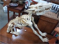 Skeleton battery operated dog