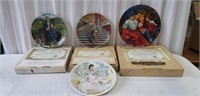 3 Edwin Knowles China Co. Collectors Plates. In