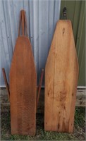 2 Wood Ironing Boards