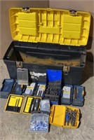 Large Toolbox & Drill Bit Sets Assorted Brands