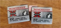 2 boxes Winchester 22 shells hollow point