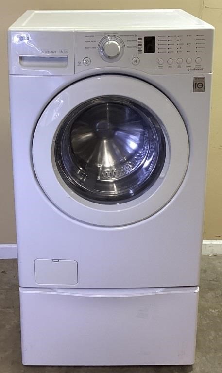 LG FRONT LOAD WHITE WASHER, MODEL NO. WM2140CW