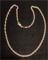 18 inch sterling rope chain
