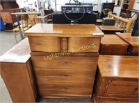 VINTAGE MID CENTURY MODERN TWO-TONE HIGH CHEST