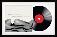 (N) MCS Groove Record Album Frame, Black, 16.5 x 2