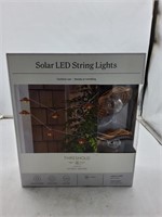 Threshold solar LED string lights