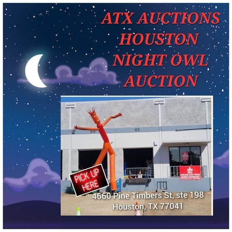 ATX HOUSTON - WED. MAY 22nd @ 6pm SunSET AUCTION