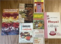 Lot of 7 VTG Cook Books