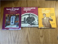 Lot of 3 Cook Books Galloping Gourmet Chimayo