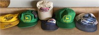 John Deere, Snap-on & Racing Vtg hats