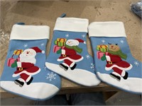 Set of 3, 18'' Christmas Stockings,Christmas Home