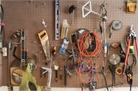 Contents of East Wall Pegboard