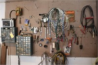 Contents of North Wall Pegboard