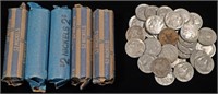 (33) MIXED DATES & (5 HAND ROLLED) BUFFALO NICKELS