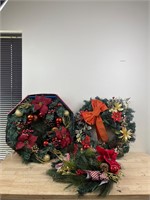 Christmas wreaths x3