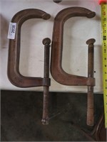 8" C- Clamps - lot of 2
