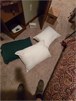 Three pillows