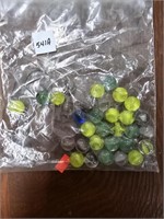 Bag Lot of Marbles