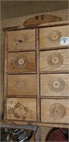 WOODEN SPICE CABINET
