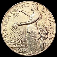 1915-S Pan-Pac Half Dollar CHOICE AU