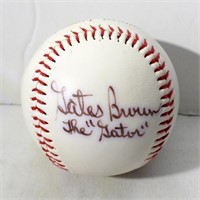 GATES BROWN AUTOGRAPH BASEBALL NO COA