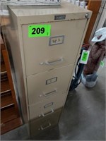 4 DRAWER METAL FILING CABINET