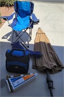 Z - FOLDING CHAIR, UMBRELLA, COOLER BAG (G31)