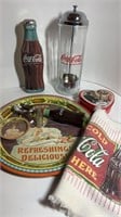 Coca Cola Coke Straw Dispenser  Tin misc