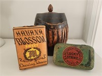 Vintage/Antique Tobacco. Lucky Strikes tin.