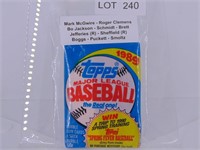 Topps 1989 Major League Baseball Trading Card Pack