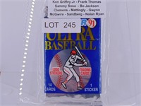 Fleer Ultra Baseball 1991 Trading Card Pack