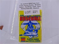 Score 1990 Major League Baseball Card Pack
