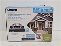 LOREX 4K SECURITY SYSTEM - 4 CAMERAS - 1 TB HARD D